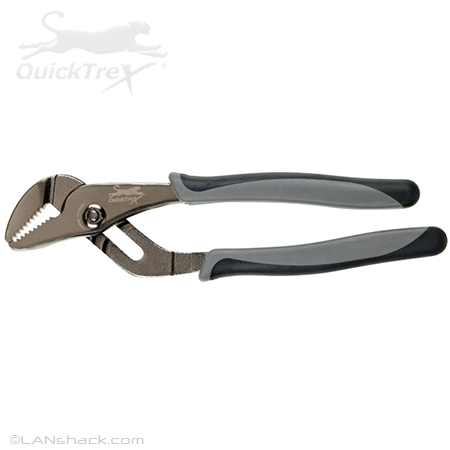 QuickTreX 10 Inch Groove Joint Pliers with Comfort Non-Slip Handle - Made from Drop Forged Heat Treated Steel