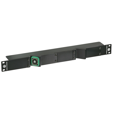 Neutrik opticalCON and etherCON 1U Patch Panel with D-Series Punch Holes for Mounting of Chassis Connectors and Couplers