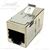 QuickTreX Premium Cat 6E Shielded Inline RJ45 Keystone Mount Component Rated Coupler - TAA Compliant - RoHS Compliant and UL Listed
