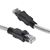 3 Ft Cat 6A Outdoor Armored 24AWG Stock Ethernet Patch Cable with Flexible, Rodent and UV Resistant Jacket - IP65 Rated