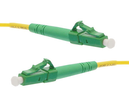 Stock 2 meter to LC APC to LC APC Singlemode Simplex Patch Cable