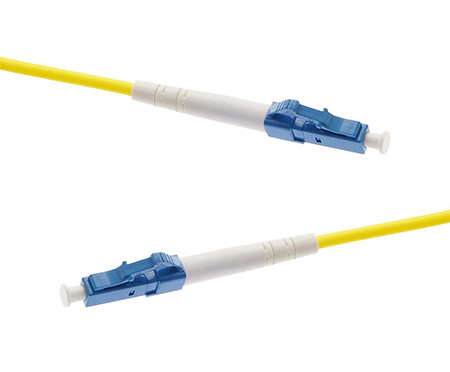 Stock 5 meter LC UPC to LC UPC Singlemode Simplex Patch Cable