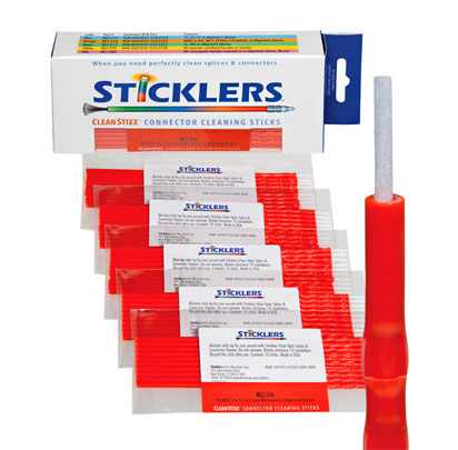 Sticklers® 2.0mm & 1.6mm connector cleaning stick, for cleaning MIL-C-38999, MIL-C-28876,D4, MT-RJ