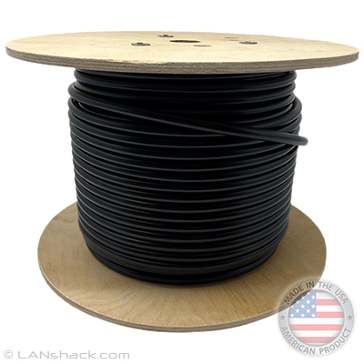 12 Strand Outdoor (OSP) Gel-Filled 50/125 10-GIG OM3 Multimode Fiber Optic Cable by the Foot
