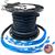 10 Cable Cat 6E UTP Solid Conductor Premium Custom Pre-Connectorized Ethernet Cable Bundle - Made in the USA by QuickTreX