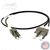 Custom Armored Indoor/Outdoor Plenum Rated Multimode OM1 62.5/125 Premium Duplex Fiber Optic Patch Cable with Corning® Glass - Made USA by QuickTreX®