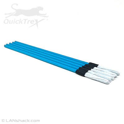 QuickTreX Fiber Optic Cleaning Sticks for SC / ST / FC 2.5mm Adapters and Ferrules - 5 Pack