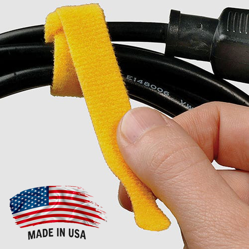 8 Inch by 1/2 wide Rip-Tie Lite Cable Ties - 10 Rolls of 10 pieces