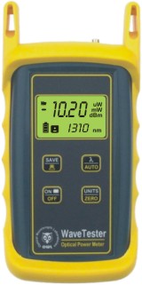 WaveTester optical power meter with integrated VFL port