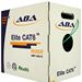 Cat 6E 1000x,  UTP, PVC Riser rated (CMR), Solid Cond. Cable - 1000Ft by ABA Elite