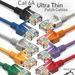 15 Ft Cat 6A Ultra Thin Stock Ethernet Patch Cable