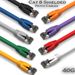 6 Inch Cat 8 Shielded Stock Ethernet Patch Cable - 40G