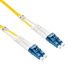 Stock 3 meter LC UPC to LC UPC Singlemode Duplex Fiber Optic Patch Cable