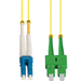 Stock 9 meter LC UPC to SC APC Singlemode Duplex Fiber Optic Patch Cable