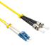 Stock 8 meter LC UPC to ST UPC Singlemode Duplex Fiber Optic Patch Cable