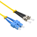 Stock 3 meter ST UPC to SC UPC Singlemode Duplex Fiber Optic Patch Cable