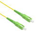 Stock 3 meter SC APC to SC APC Singlemode Simplex Fiber Optic Patch Cable