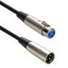 6 FT XLR 3 Pin Male to Female Balanced Audio Microphone Cable with Metal Nickel Plated Shell