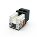 QuickTreX Premium Cat 6 Keystone Jack Back View Capped