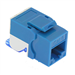 QuickTreX Premium Cat 6 Keystone Jack Back View Capped