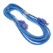 50 Ft Blue Power Extension Cord with 14/3 AWG Conductors  (AC125V / 15A / 1875W) - Outdoor rated - Flame retardant