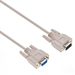 10Ft DB9 Male to Female Serial Cable Fully Shielded With Molded Connectors