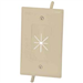 1-Gang Feed-Through Wall Plate with Flexible Opening