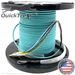 2 Strand Indoor Plenum Rated Multimode 10/40/100 GIG OM4 50/125 Custom Pre-Terminated Fiber Optic Cable Assembly with Corning® Glass - Made in the USA by QuickTreX®