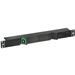 Neutrik opticalCON and etherCON 1U Patch Panel with D-Series Punch Holes for Mounting of Chassis Connectors and Couplers