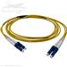 Stock 10 meter LC UPC to LC UPC Armored Singlemode OS2 Duplex Plenum Rated OFCP Fiber Optic Patch Cable by QuickTreX®