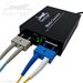 Shown with SC Duplex Multimode and Singlemode Patch Cables Plugged In