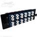 24 Fiber LC UPC Singlemode 9/125 Ultra High Density (UHD) Fiber Optic Adapter Panel by QuickTreX®