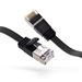 1.5 Ft Cat 6 Shielded Flat 30AWG Stock Ethernet Patch Cable