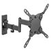 Wall Mount TV Mount for 13 Inch to 42 Inch TV with 10.7 Inch Arm, -12 to +5 Degree Tilt Range, and -90 to +90 Degree Swivel Range