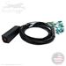 24 Fiber Broadcast Tactical Multimode OM3 50/125 Neutrik OpticalCON MTP Breakout Box Cable Assembly with Waterproof Female IP65 Rated Inline MTP Coupler to 24 Simplex Connectors  - Made in the USA by QuickTreX®