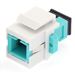 SC Simplex Multimode OM3 / OM4 Fiber Optic Keystone Coupler by QuickTreX