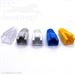 QuickTreX® 8MM Strain Relief Boots for Category 6A, 6E (& 5E), Shielded Modular Plugs - Bag of 50