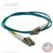 LC to LC Plenum Rated Multimode 10/40/100 GIG OM4 50/125 Premium Custom Duplex Fiber Optic Patch Cable with Corning® Glass - Made in the USA by QuickTreX®