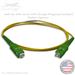 LC APC to LC APC Plenum Rated Singemode 9/125 Premium Custom Duplex Fiber Optic Patch Cable