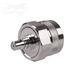 N Male-QMA Female Low PIM Adapter by QuickTreX&reg; - White Bronze Body Plating, Silver Contact Plating, Teflon Dielectric