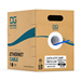 Cat 6 UTP Solid 23AWG 600MHz Plenum Rated (CMP) Ethernet Cable 250 Ft by DG Network Solutions