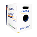Cat 6 Unshielded (U/UTP) Stranded 24AWG 550MHz PVC Jacket CM Rated Ethernet Cable 1000 Ft by Elite