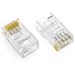Cat 6A UTP Feed Through RJ45 Modular Plugs - Bag of 100