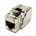 QuickTreX&reg; Premium Cat 6A Shielded 10 GIG Rated Keystone Jack - 90 Degree Punch Down - TAA Compliant - RoHS Compliant and UL Listed