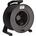 Schill GT 310 Professional Cable Reel - Open w/ Feed-Through Hole, Grommet, and Clamp in Core for Unconnectorized Cable Entry / Strain Relief and Second 43mm Hole for Larger Preconnectorized Cable Assemblies