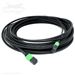Stock Indoor/Outdoor 10 Meter 12 Fiber (1 X 12) MPO APC Female to MPO APC Female Singlemode LSZH Rated Fiber Optic Trunk Cable - Method B (Fully Flipped) by QuickTreX