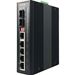 6 Port Gigabit Industrial PoE Booster with 5 x RJ45 10/100/1000BaseTX, 4 x Gigabit 30W PSE, and 2 x SFP 100/100M BaseX by Unicom