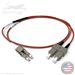 Custom Armored Indoor Plenum Rated Multimode OM1 62.5/125 Premium Duplex Fiber Optic Patch Cable - Made in the USA by QuickTreX®