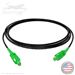 Custom Armored Indoor/Outdoor Plenum Rated Singlemode 9/125 Premium Simplex Fiber Optic Patch Cable with Corning® Glass - Made in the USA by QuickTreX®
