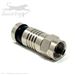 QuickTreX&reg; Premium RG6 F Male Indoor/Outdoor Waterproof Coaxial Compression Connectors - 10 Pack
